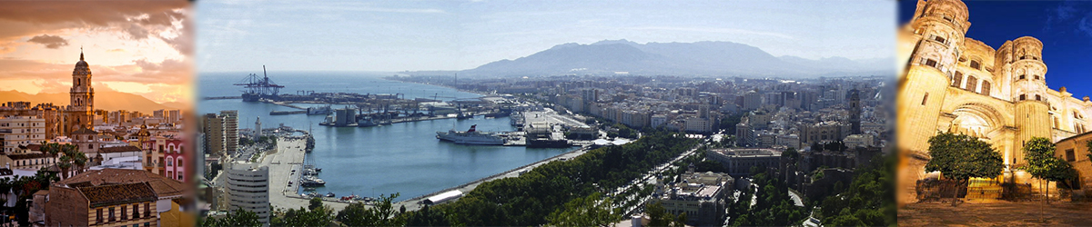 Málaga Mural con imágenes de Málaga